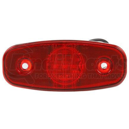 Truck-Lite 26250R 26 Series, LED, Red Rectangular, 3 Diode, Marker Clearance Light, P2, 2 Screw, Hardwired, .180 Bullet Terminal, 12V