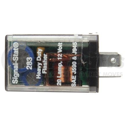 Truck-Lite 283 Flasher Module - Signal-Stat, 20 Light Electro-Mechanical, Plastic, 70-120Fpm, 12V, 3 Blade Terminals