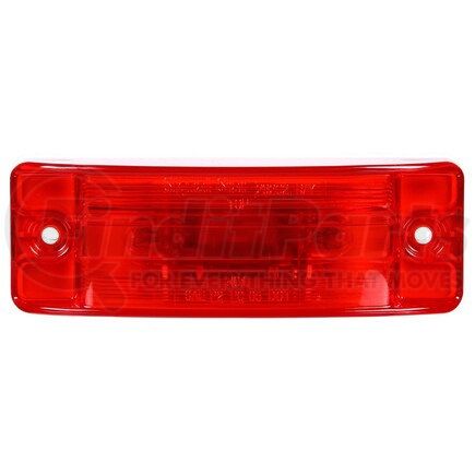 Truck-Lite 29202R 21 Series, Incandescent, Red Rectangular, 2 Bulb, Marker Clearance Light, PC, 2 Screw, Male Pin, 12V