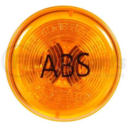 Truck-Lite 30257Y 30 Series, ABS, Incandescent, Yellow Round, 1 Bulb, Marker Clearance Light, PC, PL-10, 12V