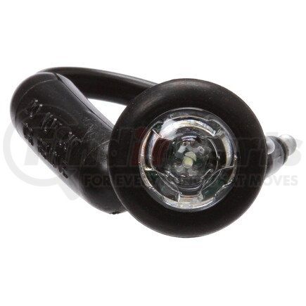 Truck-Lite 33065C 33 Series LED Auxiliary Light - 1 Diode, Round Clear, Black Grommet Mount, Hardwired, .180 Bullet, 12V, Kit