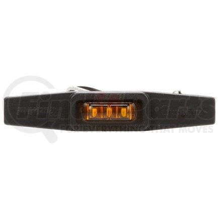 Truck-Lite 36110Y 36 Series, Flex - Lite Rear Exit Wire, LED, Yellow Winged, 3 Diode, Marker Clearance Light, PC, Adhesive Mount, Hardwired, .180 Bullet Terminal, 12V