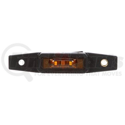 Truck-Lite 36130Y 36 Series, Flex - Lite Rear Exit, LED, Yellow Winged, 3 Diode, Marker Clearance Light, PC, Adhesive Mount, Hardwired, .180 Bullet/Female .180 Bullet, 12 - 24V