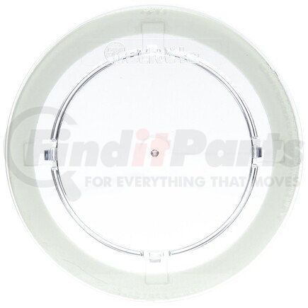 Truck-Lite 40275C Round Replacement Lens - Clear, Polycarbonate, For 0.25" Composite Panels, Dome & Utility Lights, Snap-Fit