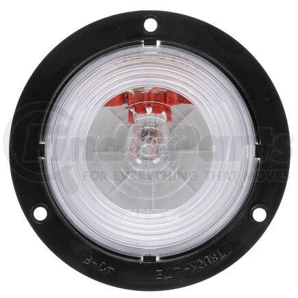 Truck-Lite 40260 Super 40, Incandescent, Clear Round, 1 Bulb, Back - Up Light, Black Flange Mount, PL-2, 12V