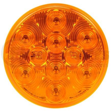 Truck-Lite 4058A Signal-Stat, LED, Yellow Round, 10 Diode, Front/Park/Turn, 12V, PL-3