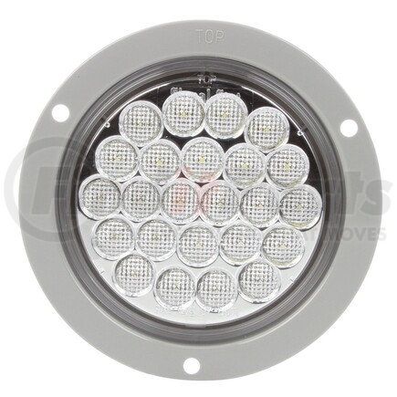 Truck-Lite 4063C Signal-Stat, LED, Clear Round, 24 Diode, Back - Up Light, Gray Flange, PL-3, 12V