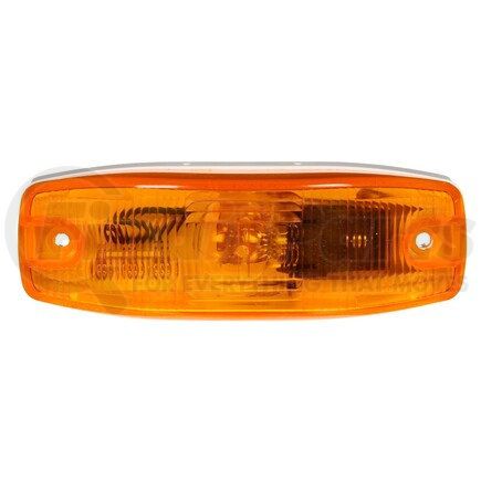 Truck-Lite 4093A Signal-Stat, Incandescent, Yellow Oval, 1 Bulb, Auxiliary Turn Signal, 2 Screw, Female TA-1415, 12V