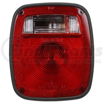 Truck-Lite 5014 Signal-Stat, Incandescent, Red/Clear Polycarbonate Lens, RH, Combo Box Light, 3 Stud , Packard , 12V