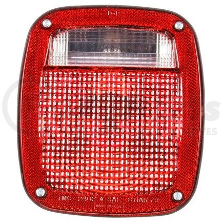 Truck-Lite 5315Y101 Signal-Stat, Incandescent, Red/Clear Polycarbonate Lens, Universal, Combo Box Light, 3 Stud , License Light, Packard , 12V