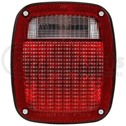 Truck-Lite 5316Y101 Signal-Stat, Incandescent, Red/Clear Polycarbonate Lens, RH, Combo Box Light, 3 Stud , License Light, Packard , 12V