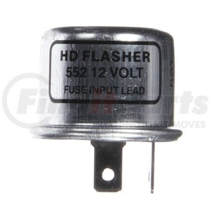 Truck-Lite 552 Flasher Module - Signal-Stat, Thermal, Aluminum, 60-120Fpm, 12V, 2 Blade Terminals