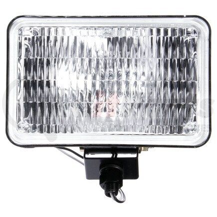 Truck-Lite 627WD Signal-Stat 4 x 6 in. Rectangular Halogen Work Light, Black, 1 Bulb, 1450 Lumen, Stripped End, 12V, Display