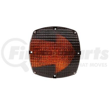 Truck-Lite 6501A Signal-Stat, Arrow Lens, Incandescent, Yellow Square, 2 Bulb, Rear Turn Signal, 4 Screw, Hardwired, Stripped End, 12V