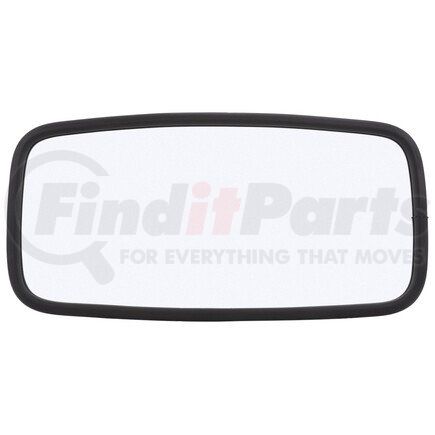 Truck-Lite 7460 Flat Mirror - Signal-Stat, 14 x 7 in., Black Plastic, Universal