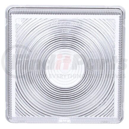 Truck-Lite 8007 Replacement Lens - Signal-Stat, Square, Clear, Acrylic, for Direction Indicator Lights, STT/Back Up Lights (8000, 8001, 8002), Snap-Fit