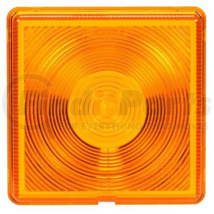 Truck-Lite 8008 Replacement Lens - Signal-Stat, Square, Yellow, Acrylic, for Direction Indicator Lights, STT/Back Up Lights (8000, 8001, 8002), Snap-Fit