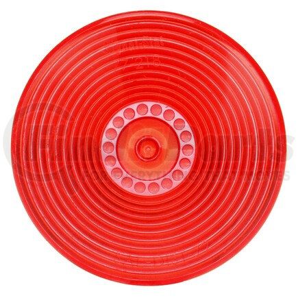 Truck-Lite 8909 Replacement Lens - Signal-Stat, Round, Red, Polycarbonate, for Stop/Turn/Tail Lights, Snap-Fit