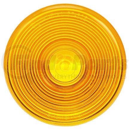 Truck-Lite 8936A Signal-Stat, Round, Yellow, Polycarbonate, Replacement Lens for Pedestal Lights (677WK, 3753, 3754, 3755, 3756, 3850, 3853AA), Snap-Fit