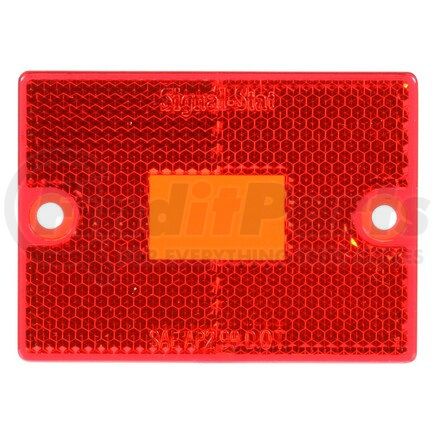 Truck-Lite 8947 Replacement Lens - Signal-Stat, Rectangular, Red, Acrylic, for Clearance/Marker Lights (1570), Trailer Lights (533DK, 534D, 535D), 2 Screw