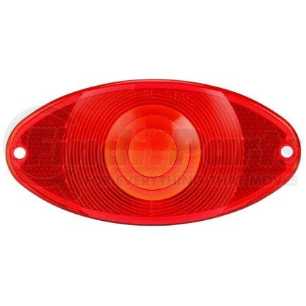 Truck-Lite 9001 Replacement Lens - Signal-Stat, Oval, Red, Acrylic, for 502, 505, 510, Snap-Fit