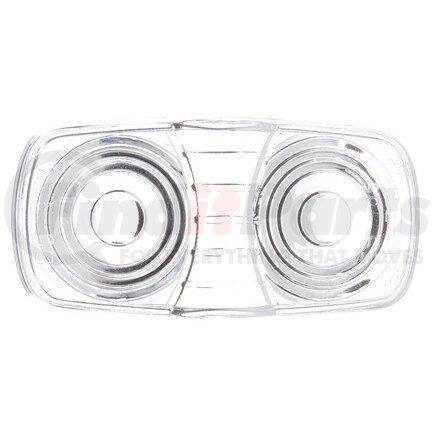 Truck-Lite 9007W Signal-Stat, Oval, Clear, Acrylic, Replacement Lens for M/C Lights (1201, 1203, 1204, 1211, 1213, 1215, 1216, 1253), Snap-Fit