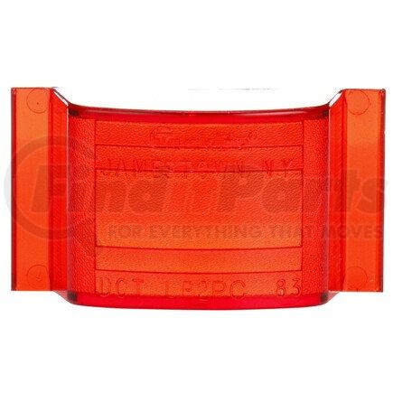 Truck-Lite 9005 Replacement Lens - Signal-Stat, Rectangular, Red, Polycarbonate, for Clearance/Marker Lights (1101, 1102, 1105, 1108, 9365, 9366, 9369), Snap-Fit