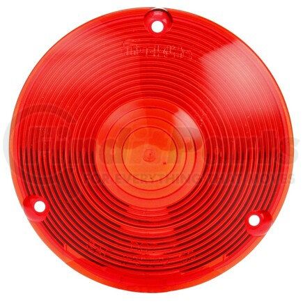 Truck-Lite 9016 Replacement Lens - Signal-Stat, Round, Red, Acrylic, for Front, Rear Lighting (3612, 3616), Pedestal Lights (3802, 3806, 3812, 2801, 2803, 3801, 3810, 3805Y115, 2701, 3701, 2702), 3 Screw