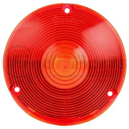 Truck-Lite 9021 Replacement Lens - Signal-Stat, Round, Red, Acrylic, for Front, Rear Lighting (3612, 3616), Pedestal Lights (3802, 3806, 3812, 2801, 2803, 3801, 3810, 3805Y115, 2701, 3701), 3 Screw