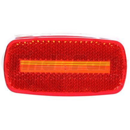 Truck-Lite 9057 Replacement Lens - Signal-Stat, Rectangular, Red, Acrylic, for Clearance/Marker Lights (1221, 1222), Snap-Fit