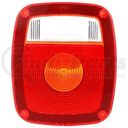 Truck-Lite 9072 Replacement Lens - Signal-Stat, Rectangular, Red, Polycarbonate, for Lights (5010 Series), Snap-Fit