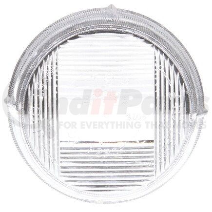 Truck-Lite 9076W Signal-Stat Replacement Lens - Round, Clear, Polycarbonate, For Back-up Lights (92WD), Snap-Fit