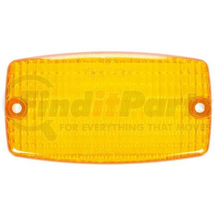 Truck-Lite 9372A Replacement Lens - Signal-Stat, Rectangular, Yellow, Polycarbonate, for Signal Lighting Lights (548, 549A), 2 Screw