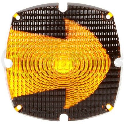 Truck-Lite 9384A Replacement Lens - Signal-Stat, Arrow Lens, Square, Yellow, Acrylic, for Bus Lights (6501A), 4 Screw