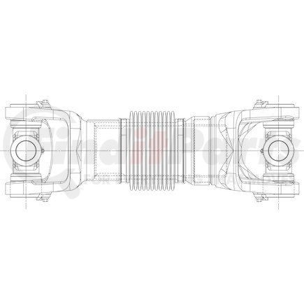 Dana 170SC55001C SHORT COUPLE X