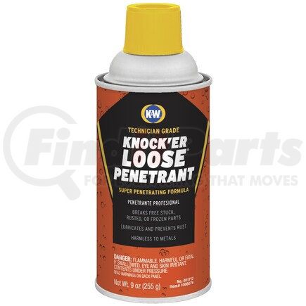 CRC 401712 Technician Grade Knock'er Loose® Lubricant Penetrant, 9 Wt Oz