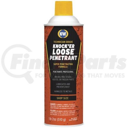 CRC 401724 Technician Grade Knock'er Loose® Lubricant Penetrant, 18 Wt Oz