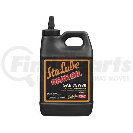 CRC SL2462 API/GL-5 Plus New Generation™ Heavy Duty Limited Slip Gear Oil 75W90, 32 Fl Oz