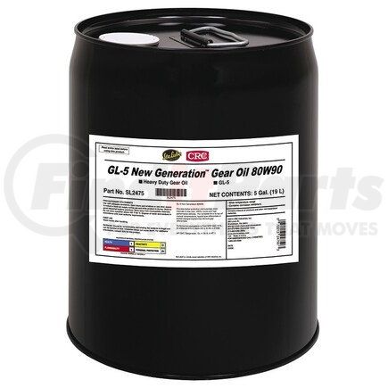 CRC SL2475 API/GL-5 Plus New Generation™ Limited Slip Gear Oil, 5 Gal