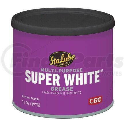 CRC SL3151 Super White™ Multi-Purpose Lithium Grease, 14 Wt Oz