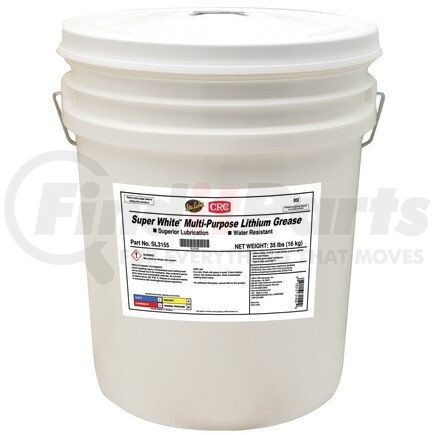 CRC SL3155 CRC Super WhiteMulti-Purpose Grease - 35Lb. Pail - SL3155