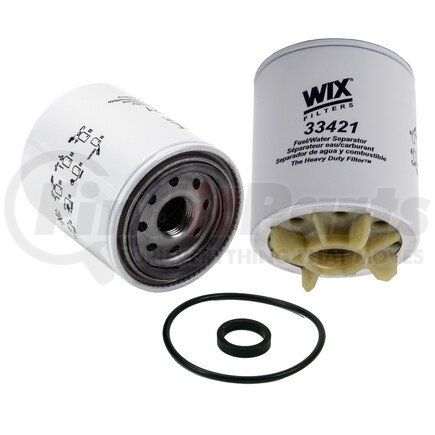 WIX Filters 33421 SPIN ON FUEL WATER SEPARATOR W/ OPEN END BOTTOM