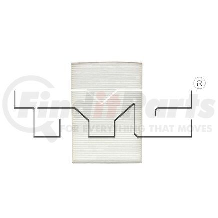 TYC 800087P Cabin Air Filter