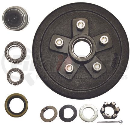 Power10 Parts 12-545-138 Brake Drum Kit - For 3.5K Axle