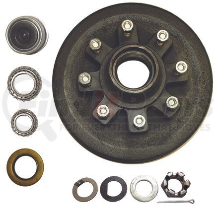 Power10 Parts 12-865-341 Brake Drum Kit - For 7K Axle