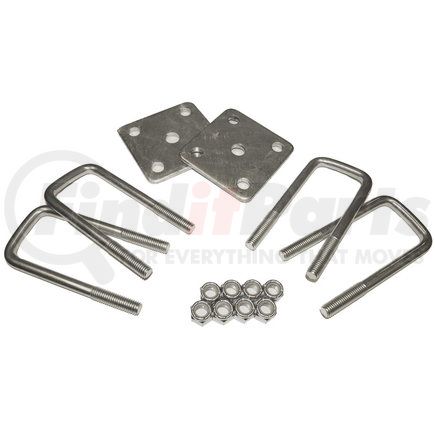 Power10 Parts UBK97060-2 Attaches 2 Springs, Fits 2" Square Axle, 1.75" Wide Springs, U-Bolt Size 1/2 x 2 1/8 x 6"