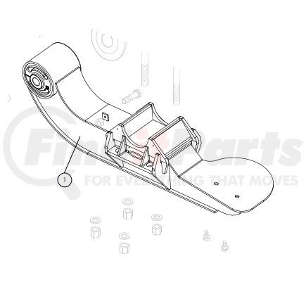 Hendrickson S-20335-1 Hendrickson Suspension HT250U ROADSIDE ONLY