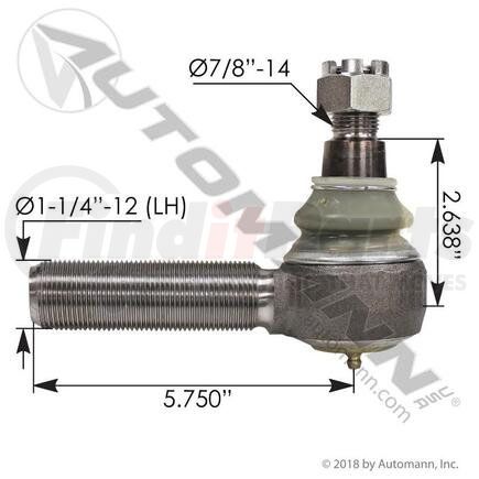 Automann 462.ES431R TIE ROD END