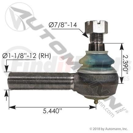 Automann 462.ES423R TIE ROD END RH