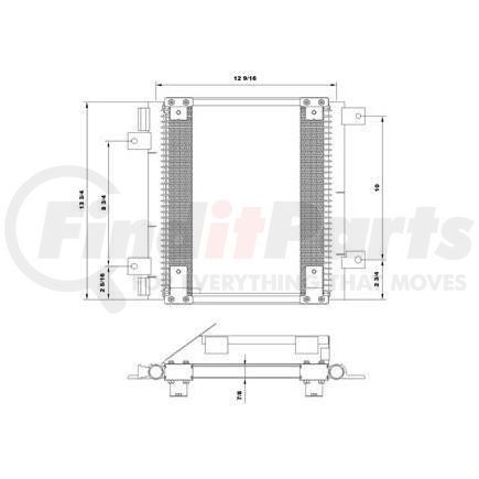 Isuzu HDH010005 CND HD; ISUZU NPR 1999-2007; PARALLEL FLOW